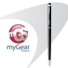 myGear Products PerfectPoint Plus Stylus & Pen for iPad, iPhone, iPod, & Other TouchScreens - Black