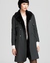 Prepare for winter weather in ultimate style by slipping into this luxurious MARC BY MARC JACOBS coat.