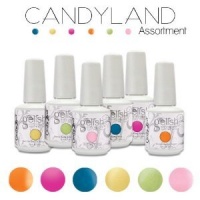 Gelish CANDYLAND Collection Set 6 Soak Off Colors Nail Harmony Gel Candy Land Gelish CANDYLAND Collection Set 6 Soak Off Colors Nail Harmony Gel Candy Land