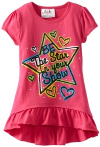 Beautees Girls 2-6X Tunic Ruffle, Hot Pink, 6 Beautees Girls 2-6X Tunic Ruffle, Hot Pink, 6