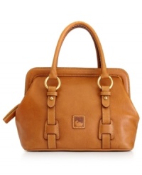 Can't fly off to Florence? This sumptuous leather satchel from Dooney & Bourke is the next best thing. Inspired by the city of its namesake, it showcases refined detailing, such as chic buckle accents and subtle tonal stitching. An elegant statement piece for everyday or your next sojourn away. Can't fly off to Florence? This sumptuous leather satchel from Dooney & Bourke is the next best thing. Inspired by the city of its namesake, it showcases refined detailing, such as chic buckle accents and subtle tonal stitching. An elegant statement piece for everyday or your next sojourn away.