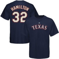 Josh Hamilton Majestic Name and Number Navy Texas Rangers T-Shirt Josh Hamilton Majestic Name and Number Navy Texas Rangers T-Shirt
