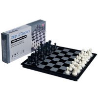 2 in 1 Travel Magnetic Chess and Checkers