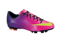 Girls Nike Junior Mercurial Victory IV Soccer Cleat Fireberry/Red/Green Size 5 Girls Nike Junior Mercurial Victory IV Soccer Cleat Fireberry/Red/Green Size 5