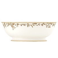 The luscious chocolate and gold motif of Golden Bough is a glamorous addition to the dinner table. Bold and alluring, each piece is graced with the delicate design of golden leaves. The very romantic twirl of the vine and leaves showcases Lenox artistry at its finest. The luscious chocolate and gold motif of Golden Bough is a glamorous addition to the dinner table. Bold and alluring, each piece is graced with the delicate design of golden leaves. The very romantic twirl of the vine and leaves showcases Lenox artistry at its finest.