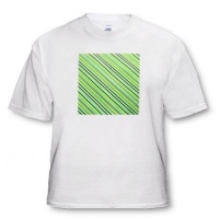 Green and Aqua Stripes - Toddler T-Shirt (2T) Green and Aqua Stripes - Toddler T-Shirt (2T)