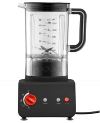 A smart, retro-inspired design makes kitchen prep simple. Equipped with 5 variable speeds and a pulse function, this 42-ounce blender covers the bases for chopping, grinding and doing even more in one place. 2-year warranty. Model11303-01US. A smart, retro-inspired design makes kitchen prep simple. Equipped with 5 variable speeds and a pulse function, this 42-ounce blender covers the bases for chopping, grinding and doing even more in one place. 2-year warranty. Model11303-01US.