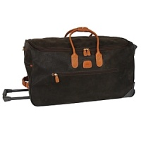 With a telescopic carry handle, double leather carry straps and a roomy main compartment, this rolling duffle makes for a great weekend bag. Features adjustable, interior tie-down straps, full-length zippered interior pocket and exterior pockets. With a telescopic carry handle, double leather carry straps and a roomy main compartment, this rolling duffle makes for a great weekend bag. Features adjustable, interior tie-down straps, full-length zippered interior pocket and exterior pockets.