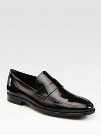 Polished Italian leather and inspired craftsmanship make these handsome loafers light on the feet.Leather liningRubber soleMade in Italy Polished Italian leather and inspired craftsmanship make these handsome loafers light on the feet.Leather liningRubber soleMade in Italy