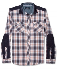 Howdy, pardner. This western-inspired shirt from Buffalo David Bitton will get you back on the style horse. Howdy, pardner. This western-inspired shirt from Buffalo David Bitton will get you back on the style horse.