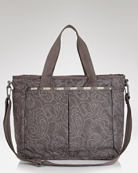 Oh baby! Crafted with the stylish mom in mind, this LeSportsac baby bag flaunts a bold print, durable design, and a bevy of essential-organizing pockets. Oh baby! Crafted with the stylish mom in mind, this LeSportsac baby bag flaunts a bold print, durable design, and a bevy of essential-organizing pockets.