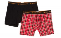 Hugo Boss Men's 2 Pack Cyclist Boxer, Red, Small