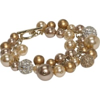 Carolee Charm Toggle Bracelet (Gold) Carolee Charm Toggle Bracelet (Gold)