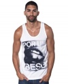 You have the right to bare arms with this graphic tank from Marc Ecko Cut & Sew.