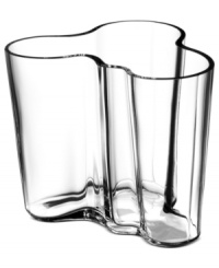 Named after the unconventional Finnish architect, the Aalto giftware collection brings innovative designs to any space. Each mouth-blown vase is individually crafted, offering completely unique style. Its purpose is left up to you. Named after the unconventional Finnish architect, the Aalto giftware collection brings innovative designs to any space. Each mouth-blown vase is individually crafted, offering completely unique style. Its purpose is left up to you.
