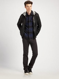 The season's essential denim update with a super-soft feel, comfortably washed finish and versatility for any day of the week. Five-pocket styleCottonMachine washImported The season's essential denim update with a super-soft feel, comfortably washed finish and versatility for any day of the week. Five-pocket styleCottonMachine washImported