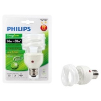 Philips 405852 Energy Saver Compact Fluorescent Dusk-to-Dawn 14-Watt Twister Light Bulb Philips 405852 Energy Saver Compact Fluorescent Dusk-to-Dawn 14-Watt Twister Light Bulb