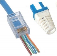 Platinum Tools 100011C EZ-RJ45 Cat 6+ Combo, Includes 30 Connectors and 30 Strain Reliefs Platinum Tools 100011C EZ-RJ45 Cat 6+ Combo, Includes 30 Connectors and 30 Strain Reliefs
