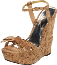 bebe Women's Faithful Wedge Sandal bebe Women's Faithful Wedge Sandal