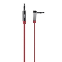 Belkin MIXIT Right Angle Aux / Auxilary Cable - 3 ft (Red) Belkin MIXIT Right Angle Aux / Auxilary Cable - 3 ft (Red)