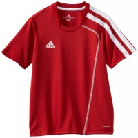adidas Boys 8-20 Youth Sossto Jersey, University Red/White, Medium adidas Boys 8-20 Youth Sossto Jersey, University Red/White, Medium