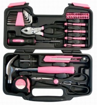 Apollo Precision Tools DT9706P 39-Piece Pink General Tool Set Apollo Precision Tools DT9706P 39-Piece Pink General Tool Set