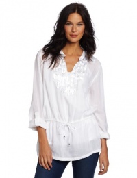 Calvin Klein Jeans Women's Woven Kurta Top Calvin Klein Jeans Women's Woven Kurta Top