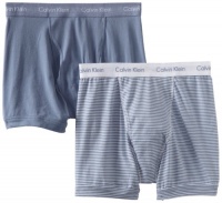 Calvin Klein Men's 2 Pack Boxer Brief, Cliff, Medium