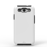 Acase ACS-01PCSLSGS3WH-AS Superleggera PRO Hybrid Case for Samsung Galaxy S III - 1 Pack - Retail Packaging - White Acase ACS-01PCSLSGS3WH-AS Superleggera PRO Hybrid Case for Samsung Galaxy S III - 1 Pack - Retail Packaging - White