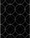 Area Rug 8x11 Rectangle Contemporary Black Color - Surya Cosmopolitan Rug from RugPal