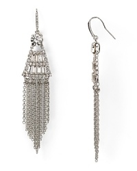 Get super dramatic with this pair of fringed earrings from ABS by Allen Schwarz. Crafted of metal and set with crystals, it is the perfect pair for the modern day ice princess. Get super dramatic with this pair of fringed earrings from ABS by Allen Schwarz. Crafted of metal and set with crystals, it is the perfect pair for the modern day ice princess.