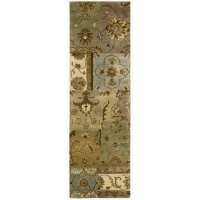 Nourison JA37 Jaipur Rectangle Hand Tufted Area Rug, 9.6 by 13.6-Feet, Light Multicolored Nourison JA37 Jaipur Rectangle Hand Tufted Area Rug, 9.6 by 13.6-Feet, Light Multicolored