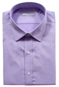 Michael Kors Non-Iron Dress Shirt - Lilac Check Michael Kors Non-Iron Dress Shirt - Lilac Check