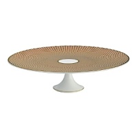 Present desserts, hors d'oeuvres and more on this weighty porcelain serving stand from Raynaud. It can be used individually, or stacked with others in the collection for a dramatic tabletop display. Present desserts, hors d'oeuvres and more on this weighty porcelain serving stand from Raynaud. It can be used individually, or stacked with others in the collection for a dramatic tabletop display.