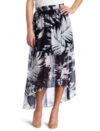 Vince Camuto Women's Abstract Leaf Maxi Skirt