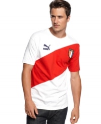 Show off. Take your support to the next level with this country badge t-shirt from Puma. Show off. Take your support to the next level with this country badge t-shirt from Puma.