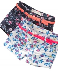 Flowers for the fashionista. She'll pair these floral printed wonders with her favorite cotton tee for carefree, summer-reaady style. Flowers for the fashionista. She'll pair these floral printed wonders with her favorite cotton tee for carefree, summer-reaady style.