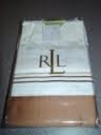 Ralph Lauren Glen Plaid Suite Camel & White Frame Standard Sham