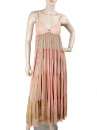 Jean Paul Gaultier Soleil Dress - MINT Pink and Green Tulle Maxi Dress Size XS