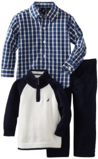 Nautica Sportswear Kids Boys 2-7 Toddler 3 Piece Sweater Set Nautica Sportswear Kids Boys 2-7 Toddler 3 Piece Sweater Set