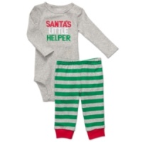 Everyone will think he's Santa's right-hand little man in this darling Christmas-inspired bodysuit and legging set from Carter's. Everyone will think he's Santa's right-hand little man in this darling Christmas-inspired bodysuit and legging set from Carter's.