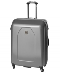 Sleek style and smart details put this durable suitcase on the top of your packing list. The protective hardside construction rolls effortlessly around on 360º spinner mobility and keeps your fragile essentials safe with extra-wide hold-down straps. The included Add-A-Bag strap lets you carry even more with no added hassle. Lifetime warranty. Sleek style and smart details put this durable suitcase on the top of your packing list. The protective hardside construction rolls effortlessly around on 360º spinner mobility and keeps your fragile essentials safe with extra-wide hold-down straps. The included Add-A-Bag strap lets you carry even more with no added hassle. Lifetime warranty.