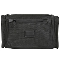 Our classic travel kit design is made from Tumi's signature ballistic nylon. Features include interior elastic loops, an outside zip pocket and webbing handle strap. This popular case fits easily into many of our trademark U-zip pockets on the exterior of Alpha travel designs.dimensions: 6.25 x 10.75x 3.5 - H xW xD