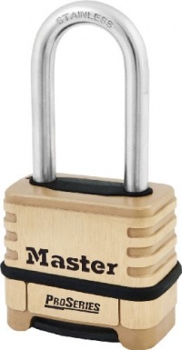 Master Lock 1175LHSS Resettable Pro Series Combination Padlock with 2-1/16-Inch Shackle