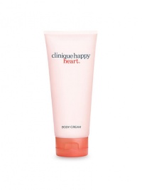 A luxuriously rich cream that instantly softens, smoothes and hydrates. Leaves skin feeling comfortable and pampered-scented with the rich floral bouquet of Happy Heart. A wealth of flowers. A hint of warmth. Wear it and have a happy heart. 6.7 oz. A luxuriously rich cream that instantly softens, smoothes and hydrates. Leaves skin feeling comfortable and pampered-scented with the rich floral bouquet of Happy Heart. A wealth of flowers. A hint of warmth. Wear it and have a happy heart. 6.7 oz.