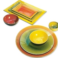 Upscale casual china with a flair of color. An exciting way to update your table. Available in avocado, cherry, orange, and lemon. Upscale casual china with a flair of color. An exciting way to update your table. Available in avocado, cherry, orange, and lemon.