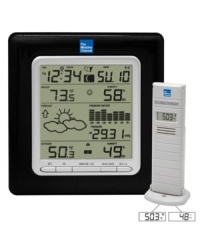 Never get caught in the rain again. With The Weather Channel's wireless forecast station you can eliminate those stormy surprises from your day with the convenience of at-home readings of everything from temperature and humidity to barometric pressure with trusted precision. Never get caught in the rain again. With The Weather Channel's wireless forecast station you can eliminate those stormy surprises from your day with the convenience of at-home readings of everything from temperature and humidity to barometric pressure with trusted precision.