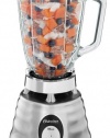 Oster 4093-008 5-Cup Glass Jar 2-Speed Beehive Blender, Brushed Stainless