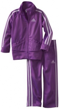 adidas Girls 2-6X ITB Iconic Tricot Set, Bright Violet, 3T adidas Girls 2-6X ITB Iconic Tricot Set, Bright Violet, 3T