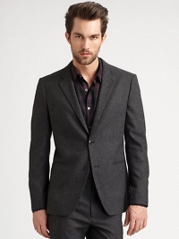 Inspired by a classic design, but with a decidedly right-now look.Notched collarTwo-button closureSlit pocketsAbout 29 from shoulder to hem30% wool/23% polyester/22% acrylic/15% viscose/8% silk/2% elastaneDry cleanImported of Italian fabric Inspired by a classic design, but with a decidedly right-now look.Notched collarTwo-button closureSlit pocketsAbout 29 from shoulder to hem30% wool/23% polyester/22% acrylic/15% viscose/8% silk/2% elastaneDry cleanImported of Italian fabric